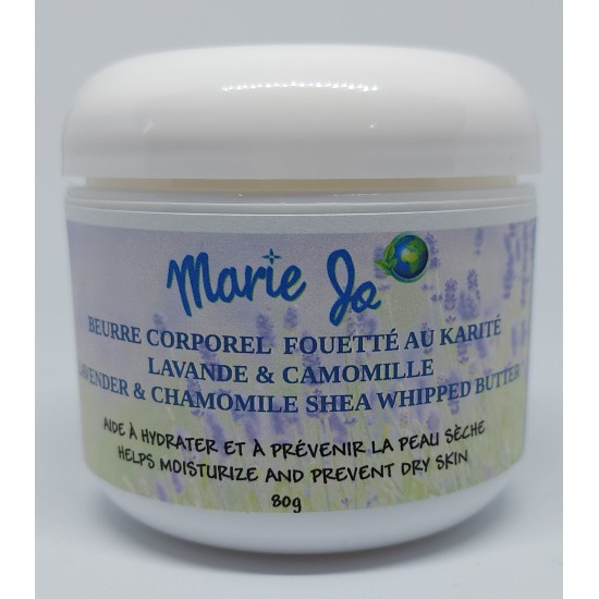 Beurre corporel Fouetté au Karité Lavande & Camomille 80g